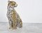 Italienische Leopard Figur aus glasierter Terrakotta, 1960er 3