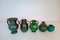 Collection of Green Art Deco Vases, Sweden, 1930s, Set of 5, Image 6