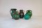 Collection of Green Art Deco Vases, Sweden, 1930s, Set of 5 2
