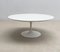 Mid-Century White Metal Tulip Feet Coffee Table by Knoll, Image 9