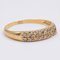 18k Yellow Gold Vintage Diamond Ring 0.16ctw, 1970s, Image 2