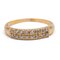 18 Karat Gelbgold Vintage Diamantring 0.16ctw, 1970er 1