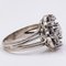 18k White Gold Vintage Diamond Ring 0.35ctw, 1960s, Image 3