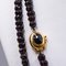 18k Yellow Gold Susta Vintage Garnet Necklace, 1950s 2