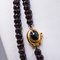 18k Yellow Gold Susta Vintage Garnet Necklace, 1950s, Image 2