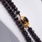 18k Yellow Gold Susta Vintage Garnet Necklace, 1950s, Image 3