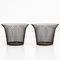 Mid-Century Modern French Metal Flower Pots by Mathieu Matégot, Set of 2 5