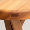 Solid Elmwood S31a Stool by Pierre Chapo 10