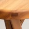 Solid Elmwood S31a Stool by Pierre Chapo, Image 10