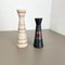 Fat Lava Pottery Vases from Scheurich, Germany, 1970s, Set of 2 3