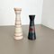 Fat Lava Pottery Vases from Scheurich, Germany, 1970s, Set of 2, Image 3