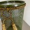 Hollywood Regency Gilded Metal Umbrella Stand by Li Puma, Firenze, Italy, 1950s 9