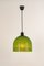 Green Glass Pendant Light by Peill Putzler, Germany, 1970, Image 9