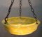 Art Deco Scailmont Belgische Deckenlampe mit Glasschirm, 1930er 11