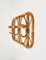 Mid-Century Italian Bamboo and Rattan Coat Rack, 1960s, Image 7