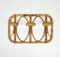 Mid-Century Italian Bamboo and Rattan Coat Rack, 1960s 2