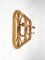 Mid-Century Italian Bamboo and Rattan Coat Rack, 1960s, Image 3