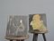 Modernist Paintings, 1940s, Oil on Board, Set of 2 1