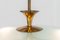 Italian Brass and Glass Ceiling Lamp from Fontana Arte, 1950s 6
