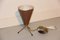 Lampada da tavolo conica in metallo, anni '50, Immagine 1