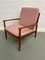 Model 218 Armchair in Pink by Grete Jalk for Glostrup Møbelfabrik, 1950s, Image 3