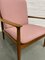 Model 218 Armchair in Pink by Grete Jalk for Glostrup Møbelfabrik, 1950s 2