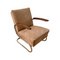 Cut Leather Armchair S411 by W. Gispen for Thonet, 1930s 1