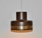 Danish Brown Lamp from Vitrika, Image 2
