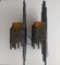 Brutalist Style Wall Sconces by Marcello Fantoni, Set of 2, Image 4