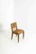 Oak Dining Chairs in the Style of Guillerme Et Chambron, Set of 4 4