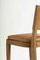 Oak Dining Chairs in the Style of Guillerme Et Chambron, Set of 4 10