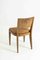 Oak Dining Chairs in the Style of Guillerme Et Chambron, Set of 4 6