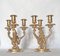 Louis XVI Kerzenständer aus vergoldeter Bronze, 2er Set 1