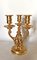 Louis XVI Kerzenständer aus vergoldeter Bronze, 2er Set 4