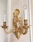 Louis XIV Style Gilded Bronze Wall Sconces by Lucien Gau Paris, Set of 2 3