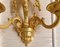 Louis XIV Wandleuchten aus vergoldeter Bronze von Lucien Gau Paris, 2er Set 10