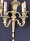 Large Louis XVI Style Gilded Bronze Wall Sconces by Lucien Gau Paris, Set of 4 3