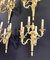 Large Louis XVI Style Gilded Bronze Wall Sconces by Lucien Gau Paris, Set of 4 2