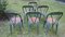 Art Nouveau Bistro Garden Chairs by Joseph Mathieu for La Société Industrielle des Meubles Multipl's, Set of 6, Image 9