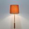 Mid-Century Scandinavian Glass & Brass Floor Lamp by Carl Fagerlund for Orrefors, Sweden, 1960s 2