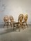 Französische Stühle aus Bambus & Korbgeflecht, 1960er, 4er Set 1