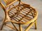 French Bamboo and Wicker Chairs, 1960s, Set of 4, Image 4