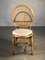 Chaises en Bambou et Osier, France, 1960s, Set de 4 11