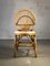 French Bamboo and Wicker Chairs, 1960s, Set of 4 10