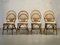 Französische Stühle aus Bambus & Korbgeflecht, 1960er, 4er Set 5
