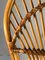 French Bamboo and Wicker Chairs, 1960s, Set of 4 8