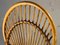 French Bamboo and Wicker Chairs, 1960s, Set of 4, Image 6