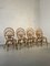 Chaises en Bambou et Osier, France, 1960s, Set de 4 7