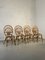 French Bamboo and Wicker Chairs, 1960s, Set of 4 7