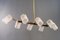 Vintage Chandelier with Acrylic Glass chade, 1960s, Image 4